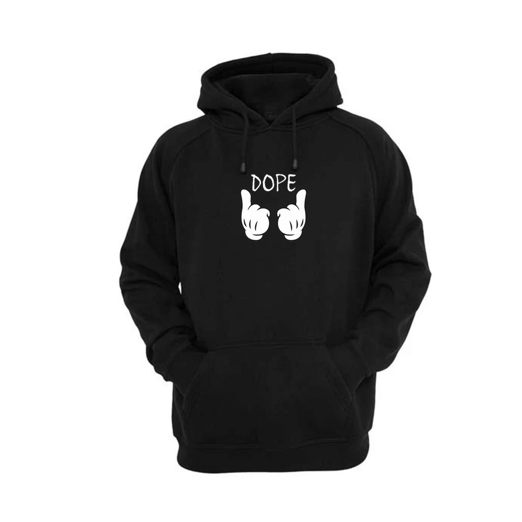 Men Hoodies Dope Black