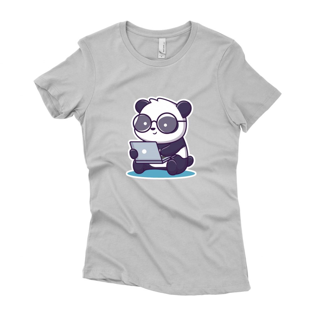 Lady Genius Panda Heather Grey