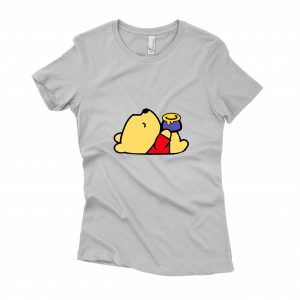 Lady Sleepy Pooh Design Heather Grey