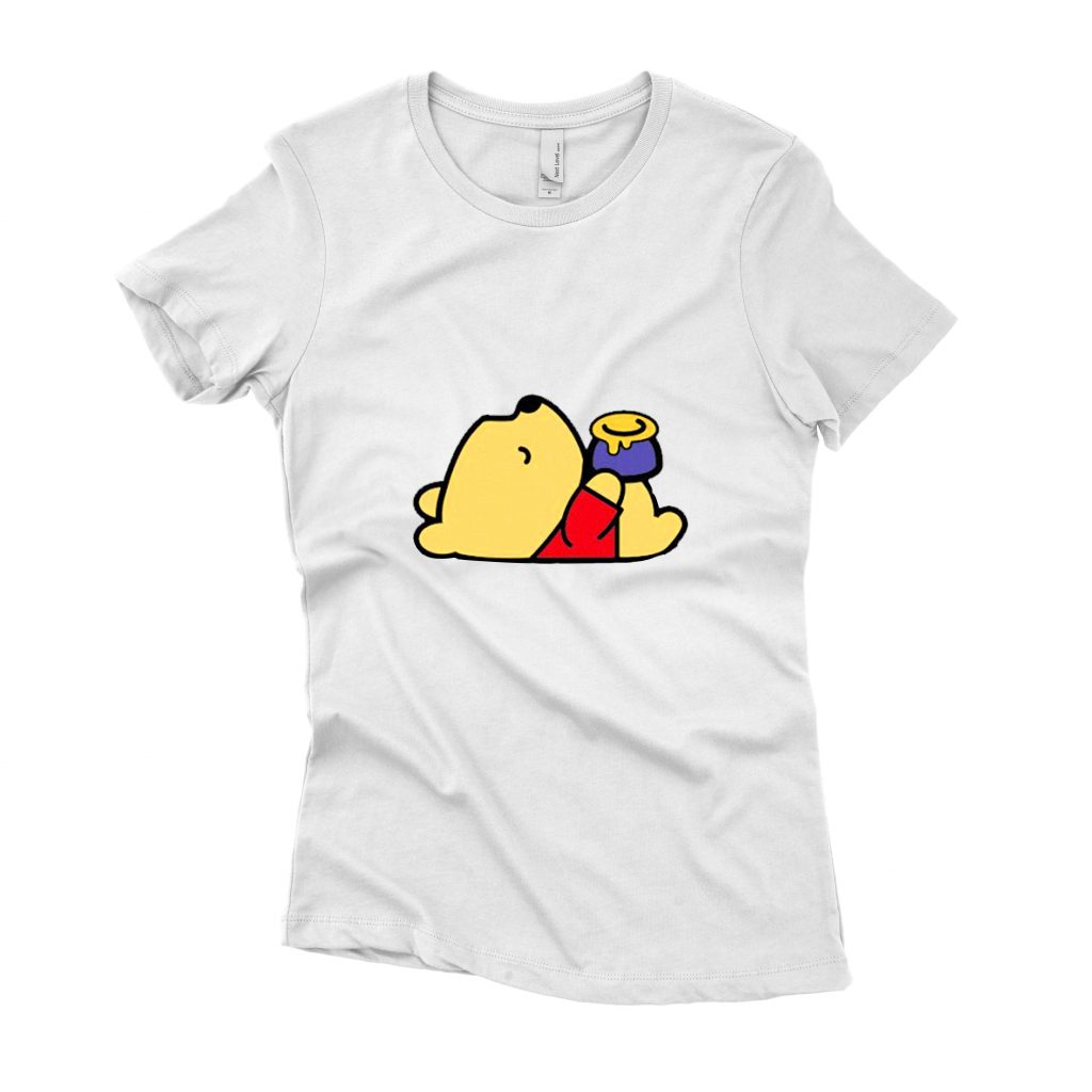 Lady Sleepy Pooh Design White