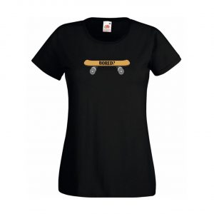 Lady Bored Design Shirt Black