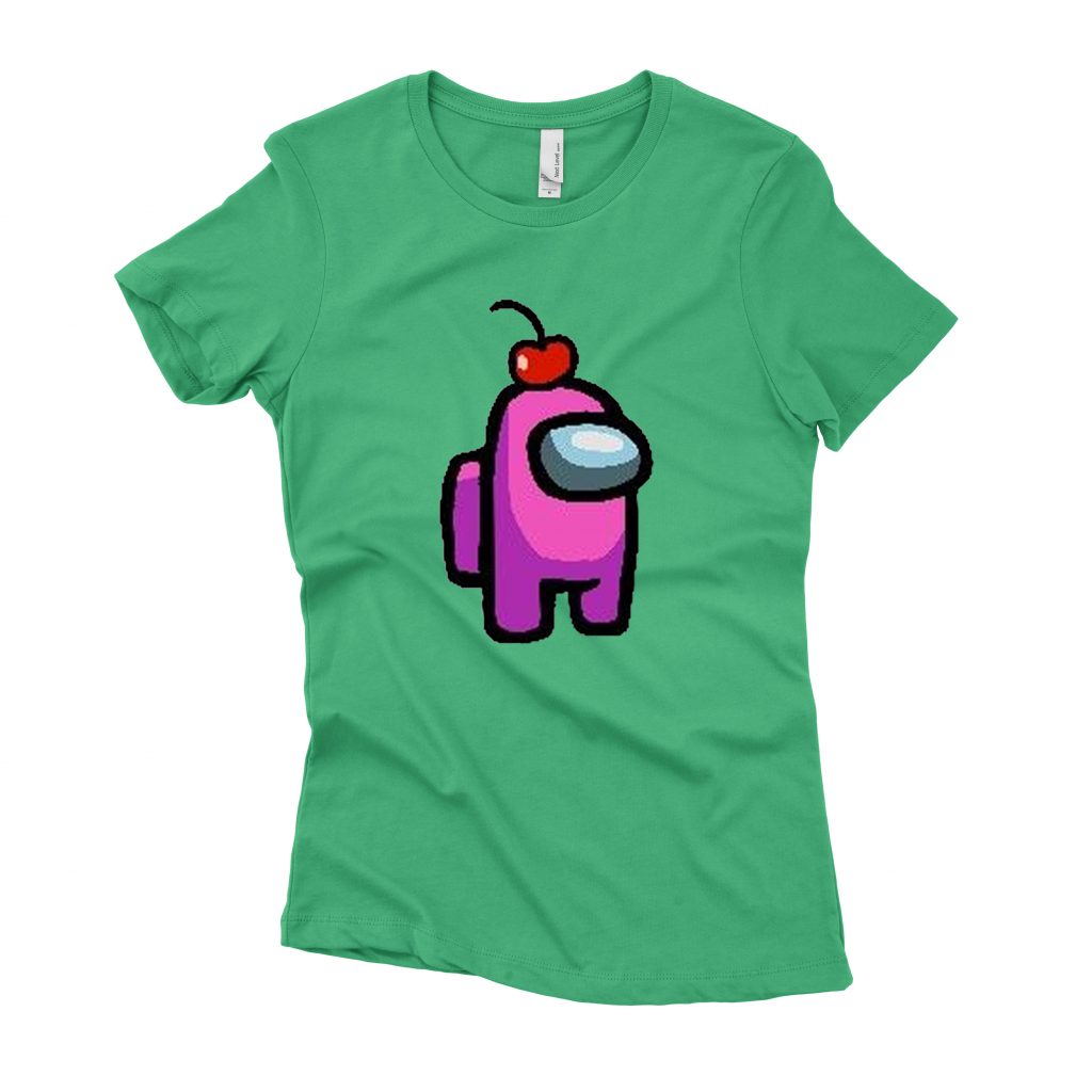 Lady Among Us Cherry Head Design Green