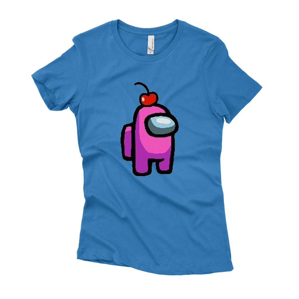 Lady Among Us Cherry Head Design Blue