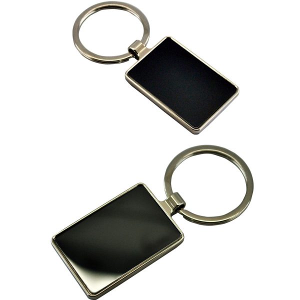 Double Sided Rectangular Keychain