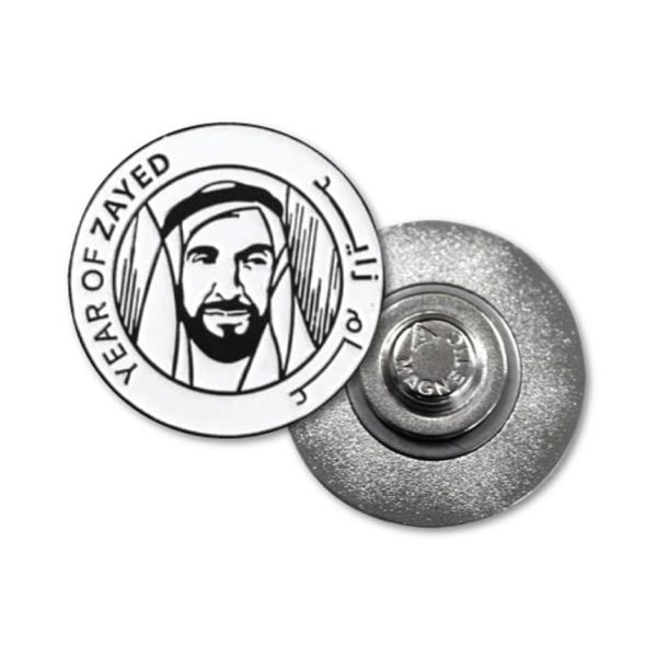 Year of Zayed Metal Badges