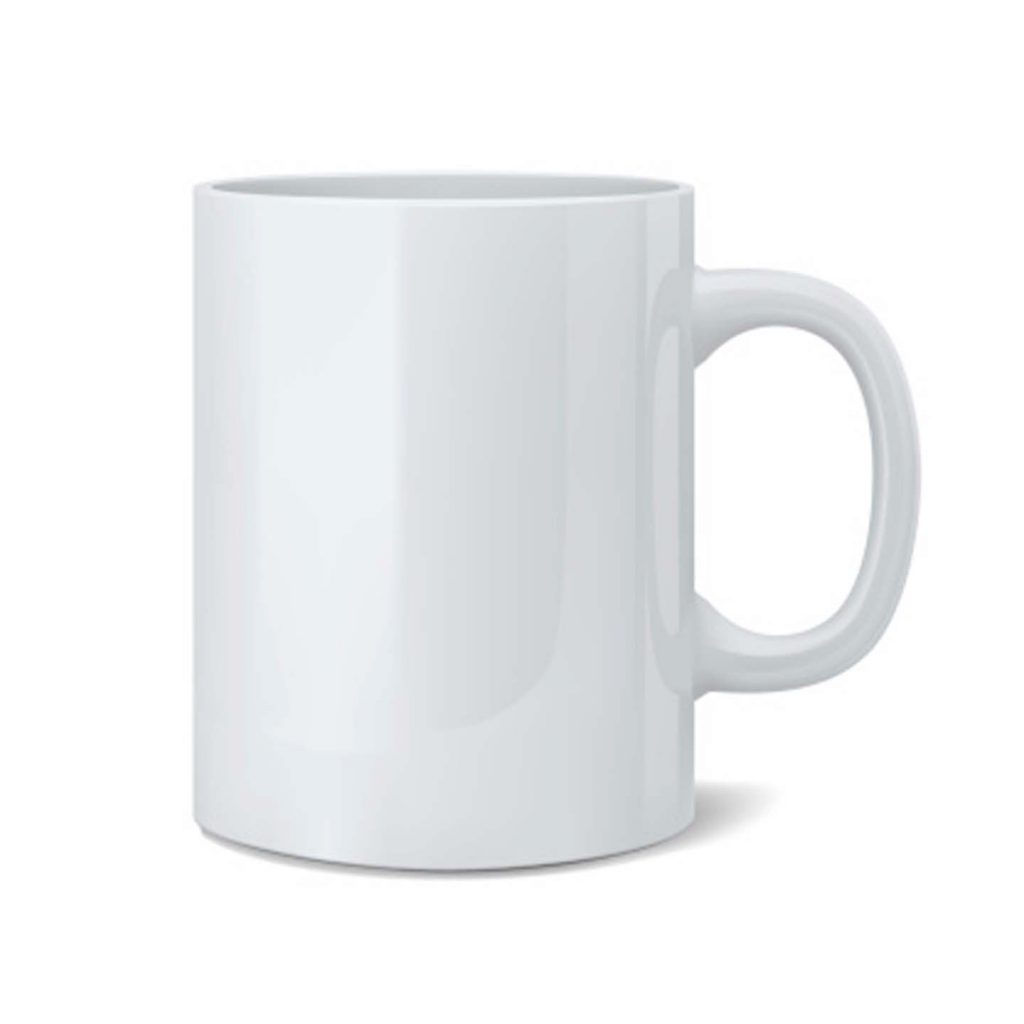 White Sublimation Coffee Mugs 15oz