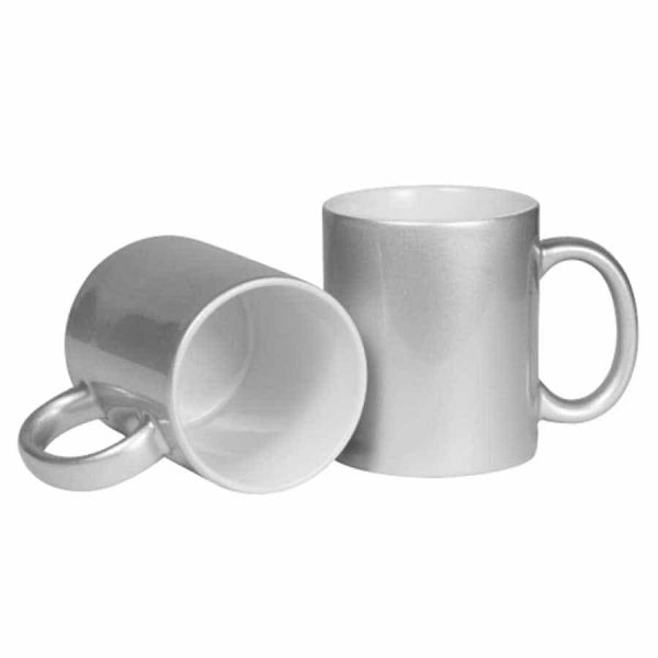 Sublimation Mugs in Silver